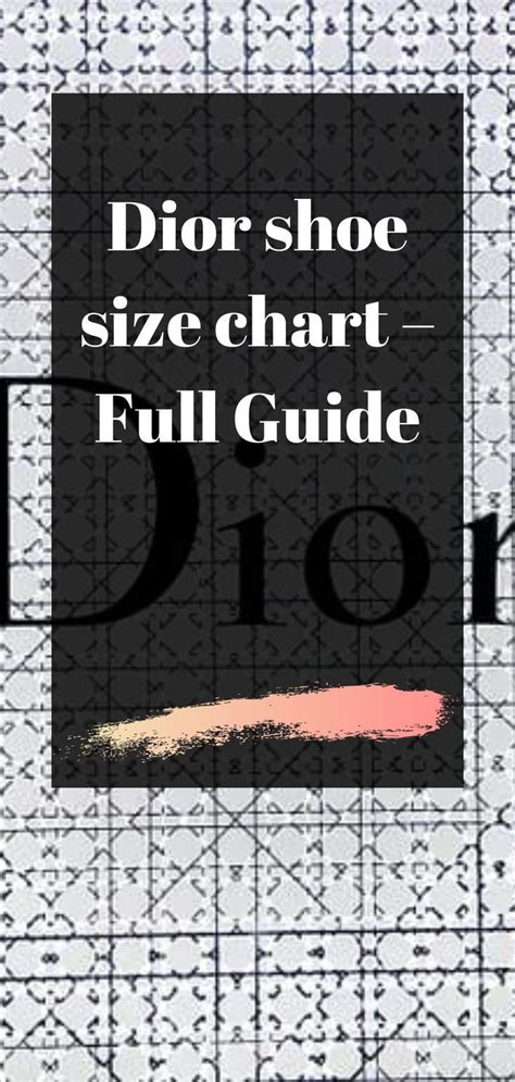 christian dior homme shoes|dior shoe size chart.